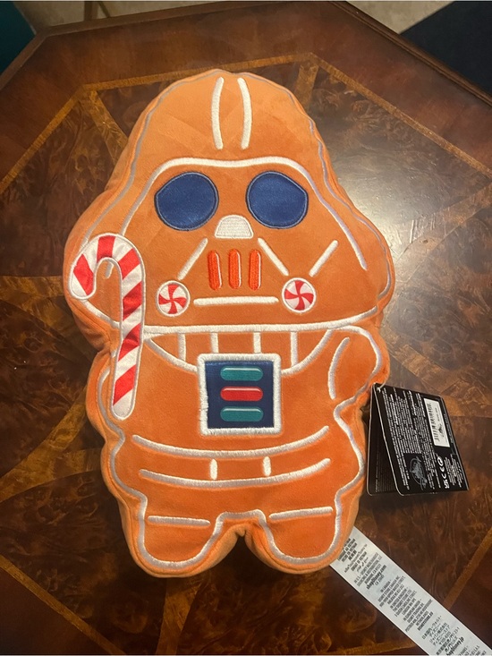 Disney Other - Disney Star Wars Gingerbread Darth Vader Plush NWT Christmas Holiday